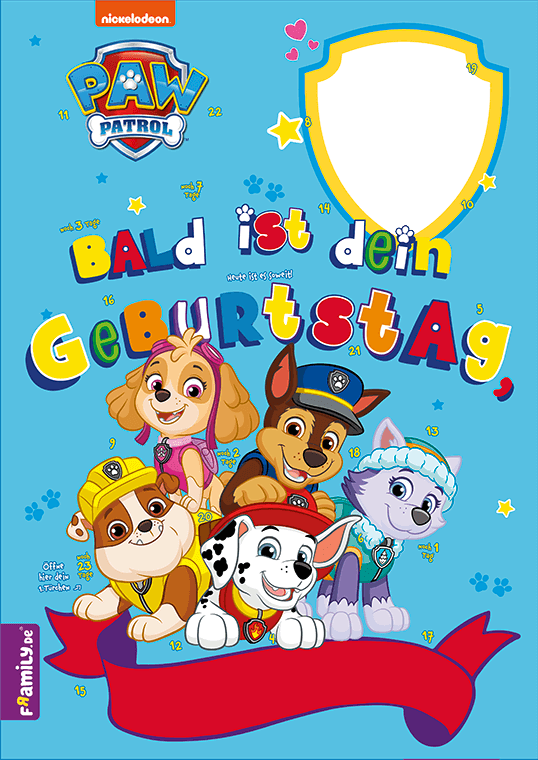 Paw Patrol Geburtstagskarte Für 4-Jährige – Offiziell Lizenziert Mit Umschlag